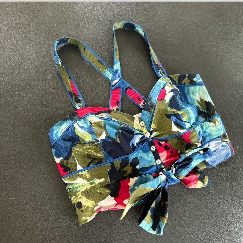 Abercrombie & Fitch Floral Crop Top